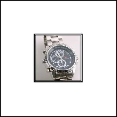 Metal Round Dial Wrist Watch