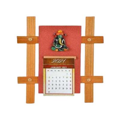 Eco-Friendly Samyak Bamboo Wall Calendar With Terracotta Ganesh Design