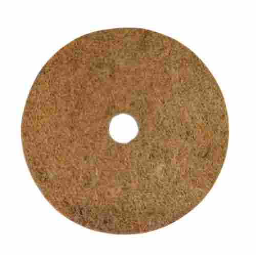 Round Plain Brown Coir Mulch Mat