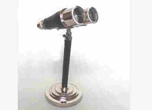 Nautical Table Binocular With Nickel Finish