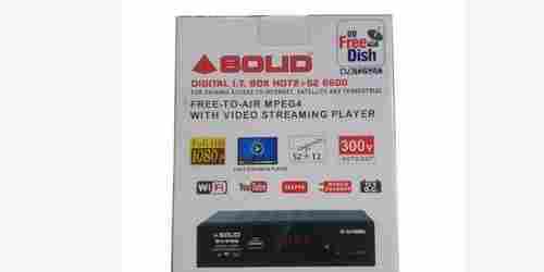 SOLID HDT2+S2-6600 FreeTo Air Video Streaming Box