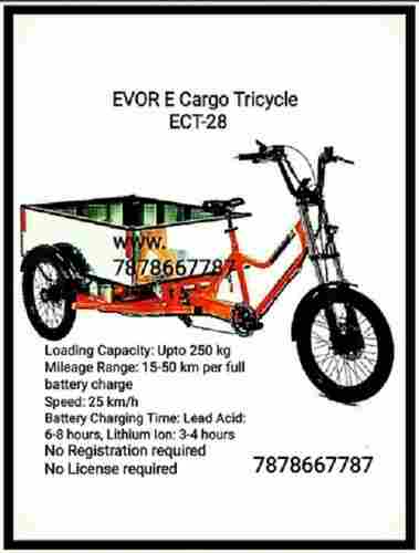 Evor Electric Cargo Tricycle ECT28