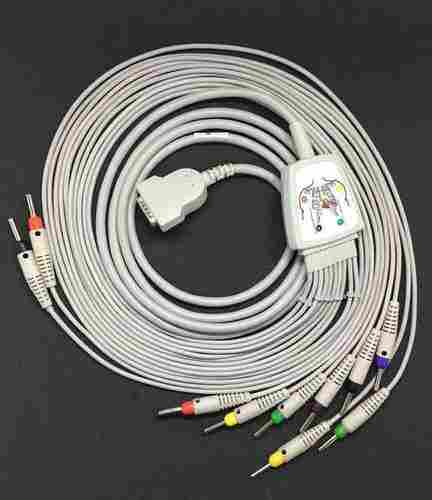 GE ECG Recorder Cable Compatible With MAC 400/ MAC 500/ MAC 600