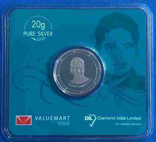 20 Gram Silver Sachin Tendulkar Coin