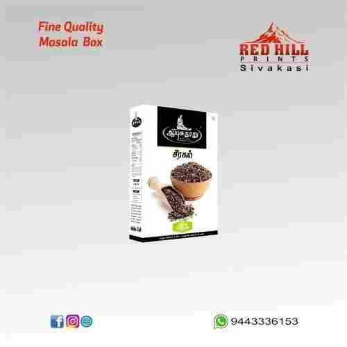 Fine Quality Spices Packing Box