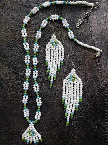 Multi Color Handmade Beaded Necklace Set