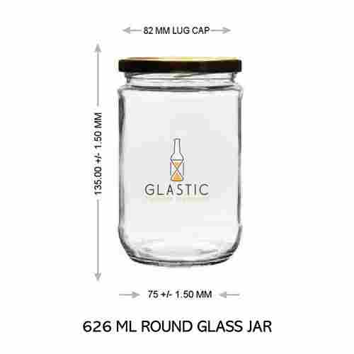 626 ML Ground Glass Jar