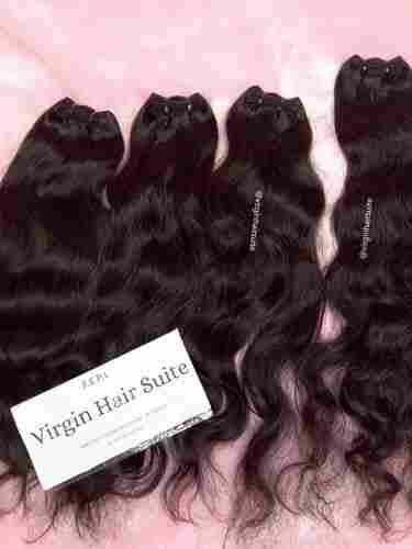 Natural Black Virgin Remy Indian Hair