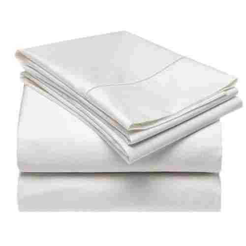 White Color Hotel Plain Bed Sheet