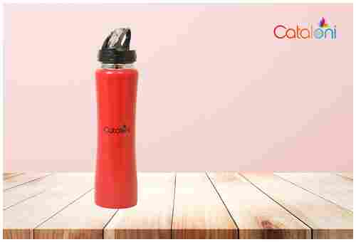 Red Color Steel Water Bottle