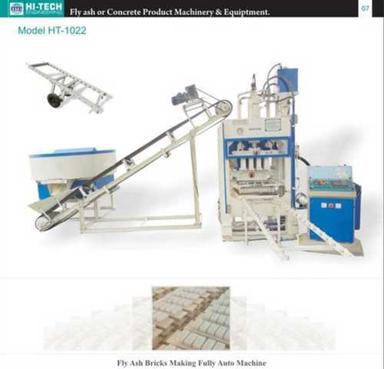Fly Ash Brick Machine With Fully Automatic Plc Operating All System Capacity: 16 Pcs/Min