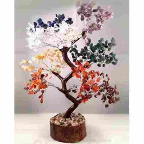 Artificial Multicolor Natural Tumble Stone Tree For Decoration