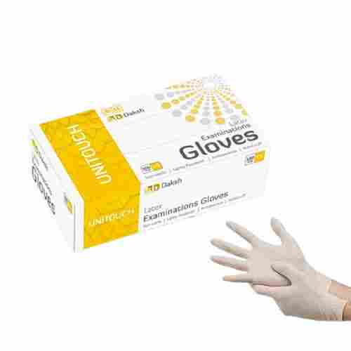 Uni Touch Disposable Latex Examination Hand Gloves