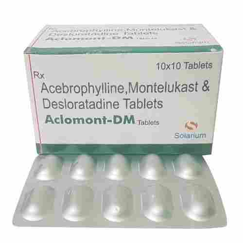 Aclomont-Dm Acebrophylline Montelukast Deslratidin Tablet