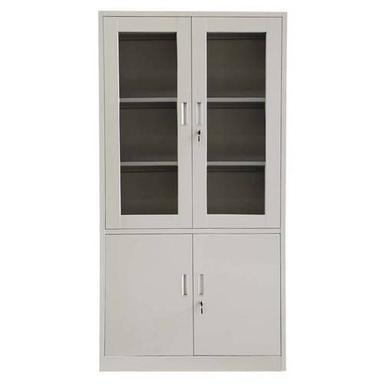 Grey Rectangular Polished Library Cabinet