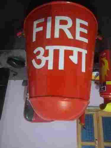 Powder Coated Fire Bucket With 9 Liter Capacity
