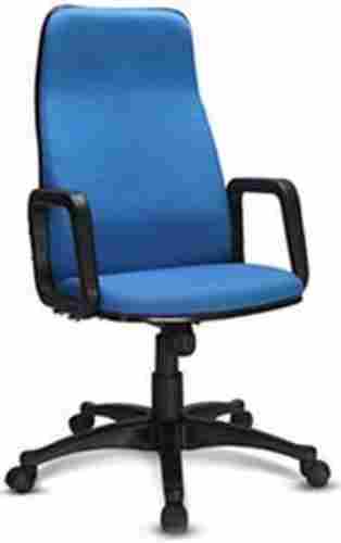 Office Executive Employee Rotating Blue High Back Computer Chair