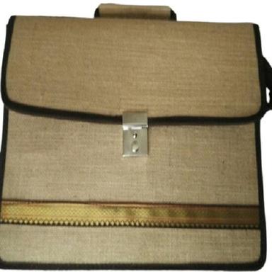 Brown Eco Friendly Office Executive Jute Bag
