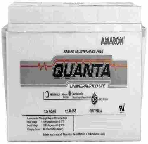 Amron Quanta 65Ah SMF Lead Acid Battery 20kg
