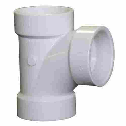 0.5 Inch Round White Polypropylene Pipe Tee Joint