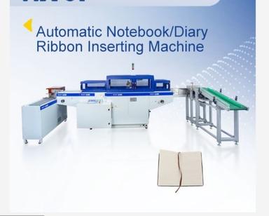 Plc Control Automatic Notebook/Diary Ribbon Inserting Machine With Capacity Of 50Pc/M Capacity: 50 Pcs/Min