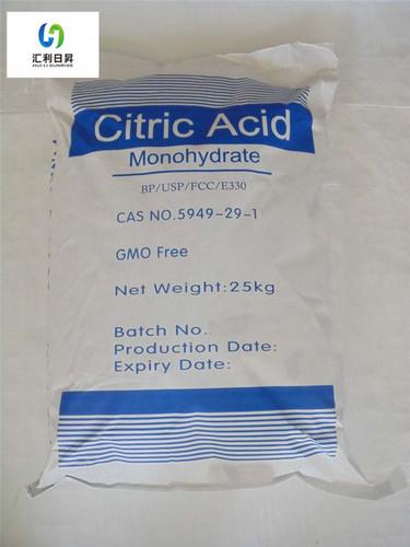 Citric Acid Monohydrous White Crystalline Powder Cas No: 77-92-7