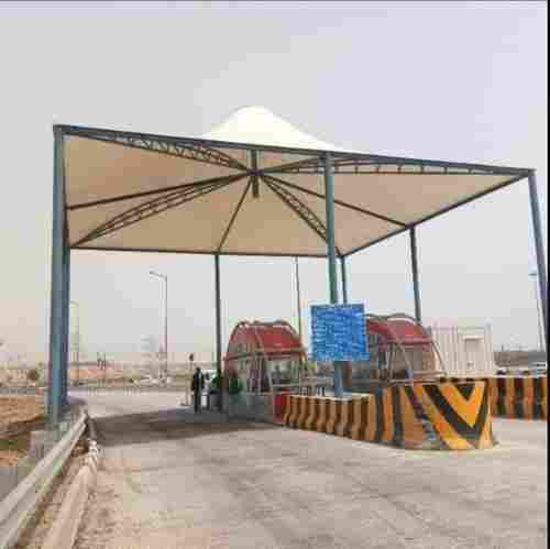 Color Coated Toll Plaza Tensile Structure