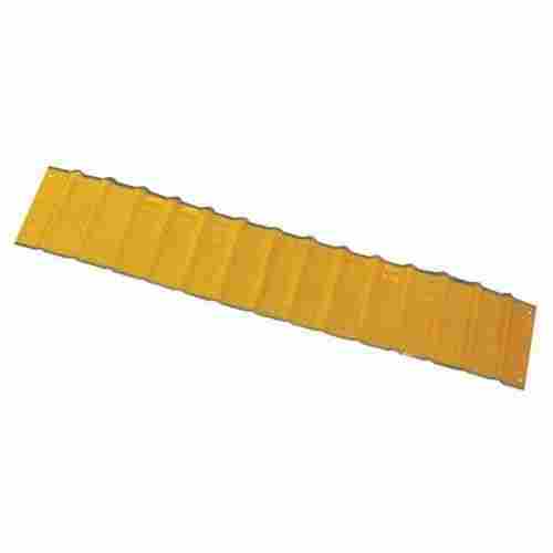 Road Safety Highway Guardrail Yellow 0.4 Mm Thickness Aluminium Reflective Linear Delineator