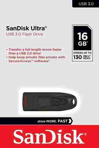 Sandisk Ultra Usb 3.0 Flash Drive 16gb For Data Storage