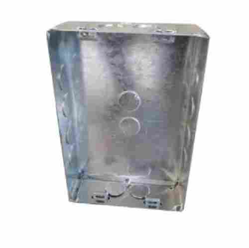8x8 Inches Silver Galvanized Plated Metal Junction Box