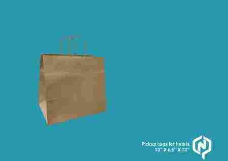  प्रमोशन प्रिंटेड इको फ्रेंडली एंड प्लेन पैटर्न इंडियन ब्राउन पेपर बैग