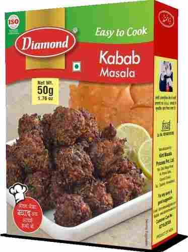 Diamond Authentic Indian Chicken Kabab Blended Masala Powder (50g Box Pack)