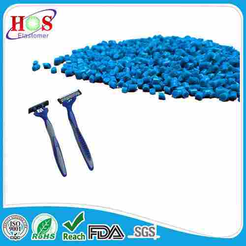 Thermo Plastic Elastomers Granules for Making Razor Plastic with Blue Color