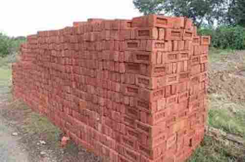 Accurate Dimension Crack Proof Rectangular Red Color Clay Wall Bricks