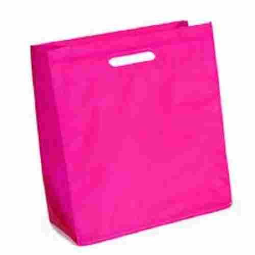 Pink Non Woven Carry Bags With D Shape Handle For Shopping