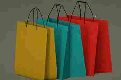 Colorful Disposable And Ecofriendly Durable Paper Carry Bags For Multipurpose