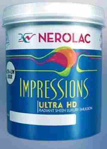 4 Litre Anti Bacterial Clear Coating Nerolac Paint Impression Ultra Hd For Home