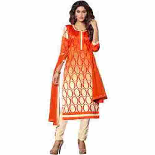 Girls Multi Color Pure Cotton Stitched Salwar Suit For Casual And Regular Wear