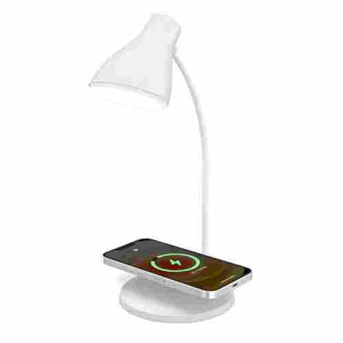 Brillo 3 Portable Two In One 360 Degree Flexible Neck Lamp With 10w Qi Wireless Charger