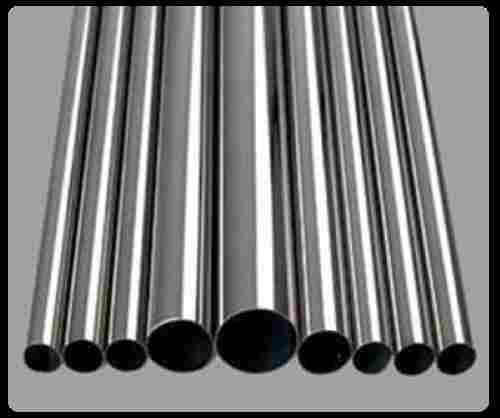 Silver Colour Stainless Steel Pipe Tubes Upto 20 Feet For Construction Use