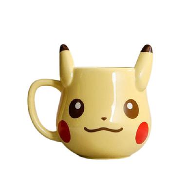 Yellow Cute Ceramic Pokemon Pikachu Creative 3D Tea Coffee Mug