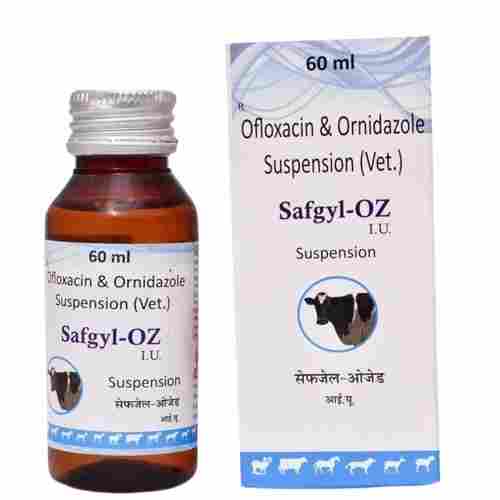 Ofloxacin And Ornidazole Suspension 60ml Vet