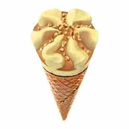 Chocolate Flavor Butterscotch Ice Cream Cone Mouth Watering And Yummy