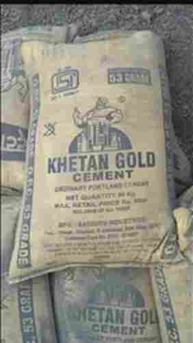 Khetan Gold Ordinary Portland Cement 50 Kg Pack For Construction Uses