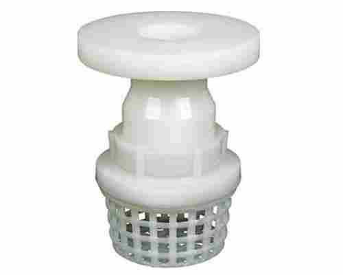 25 To 150 MM Size Ball Type Soft Seated Flanged End Polypropylene Foot Valve