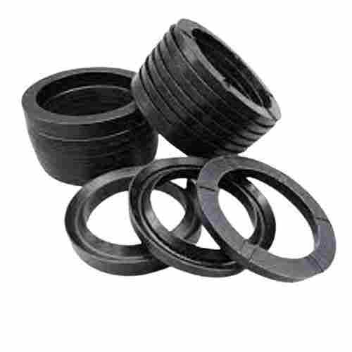 Round Shape and Plain Black Color Rubber Gasket For Sealing Uses