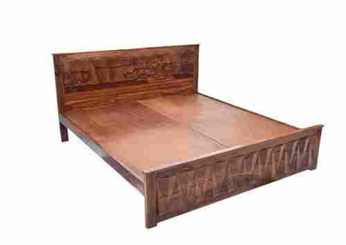 5 X 6 Feet Rectangular Modern Polish Finished And Termite Proof Wooden Double Bed 