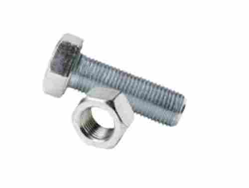 5 Mm Thickness Corrosion Resistance Silver Polished Mild Steel Bolt And Nut