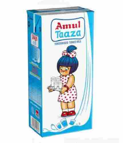 1 Liter Amul Tazza Homognised Toned Milk