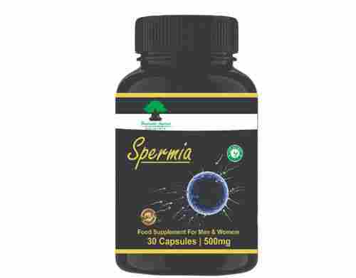 30 Capsules, 500 Mg Spermia Supplement For Men And Women